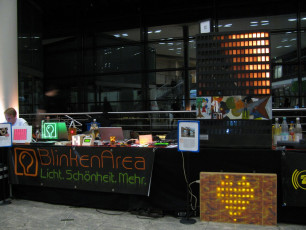"LittleLights" and "BLINKENmini" (replicas of Project Blinkenlights) at BlinkenArea SIGINT2012