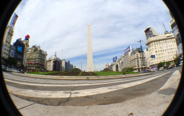 Plaza de la República (fisheye)