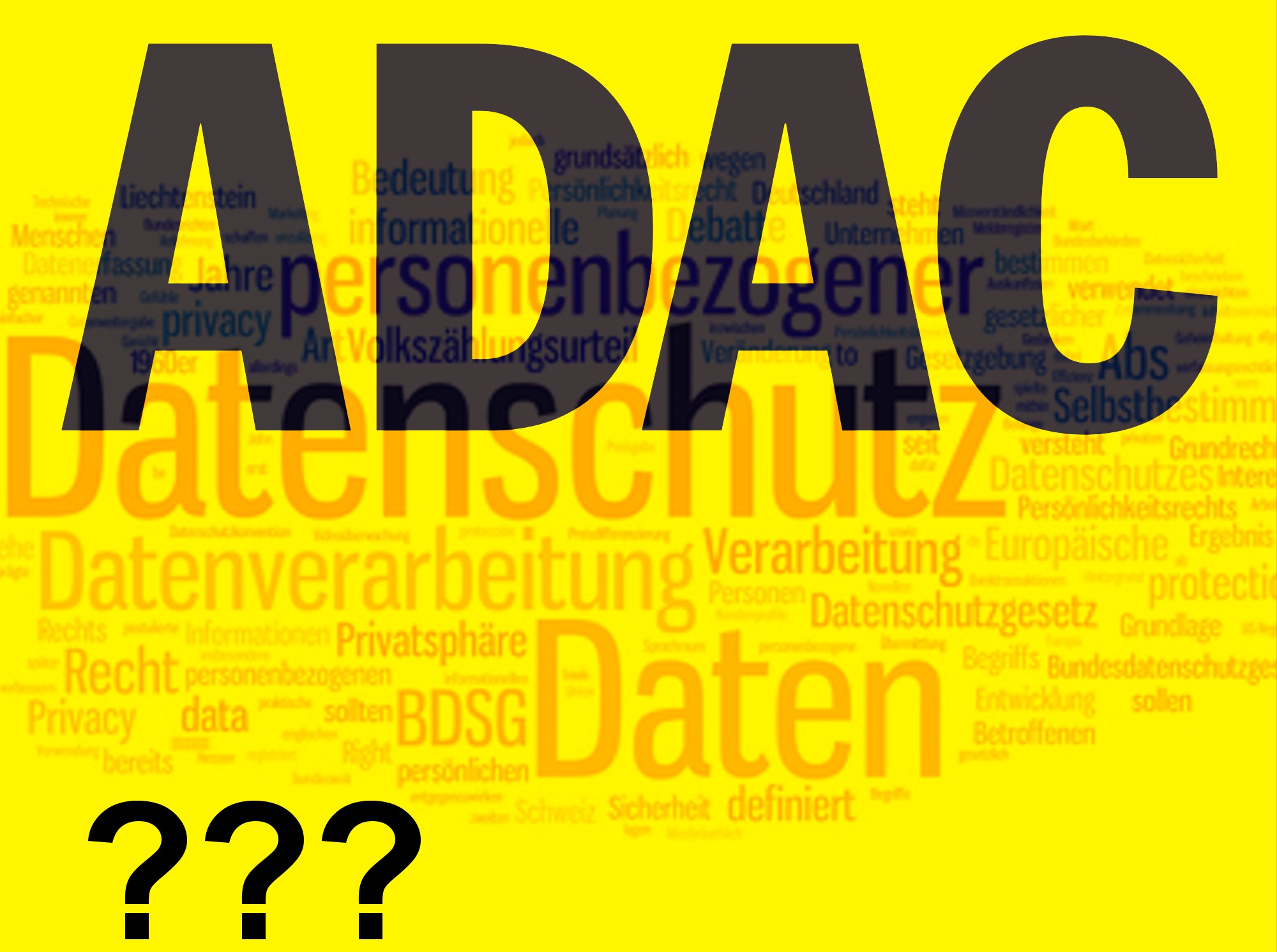 ADAC Datenschutz